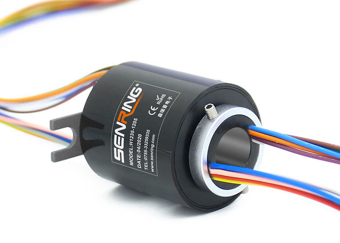 1000RPM Mini Hole Ingergal Precision Slip Ring Customized For More Circuits ou grande corrente