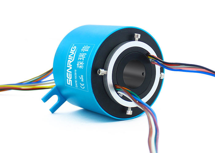 Com o deslizamento giratório elétrico furado Ring Rotating Connector da união 25.4mm 10A