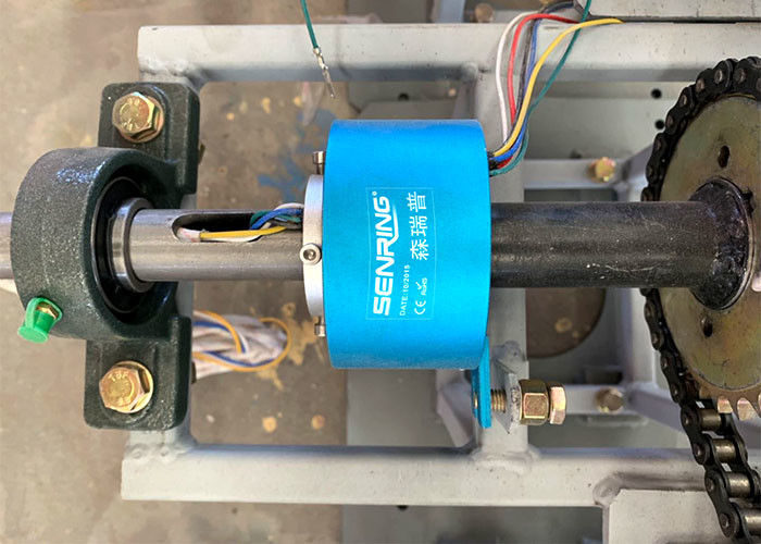 Com o deslizamento giratório elétrico furado Ring Rotating Connector da união 25.4mm 10A