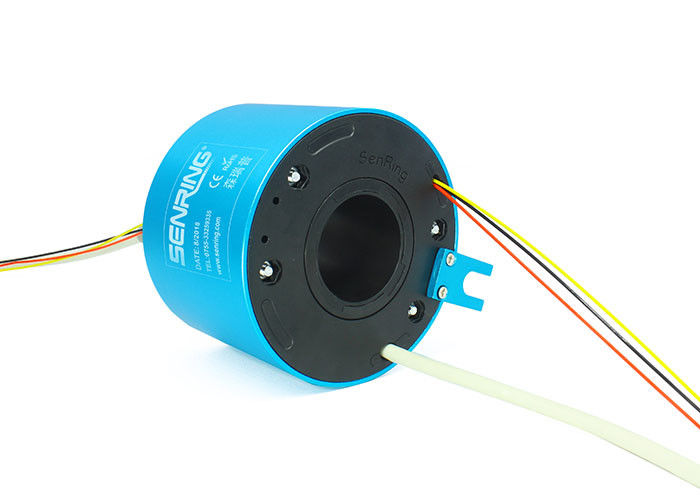 Deslizamento giratório elétrico Ring For Gigabit Ethernet do grande diâmetro do conector do ODM de Senring