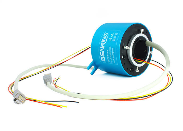 Deslizamento giratório elétrico Ring For Gigabit Ethernet do grande diâmetro do conector do ODM de Senring