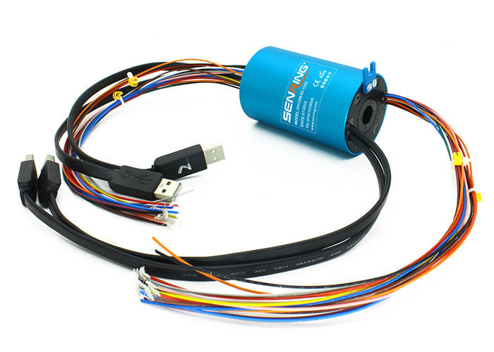 Circuitos do anel deslizante 1~24 de baixa tensão do vácuo do sinal do ODM USB2.0