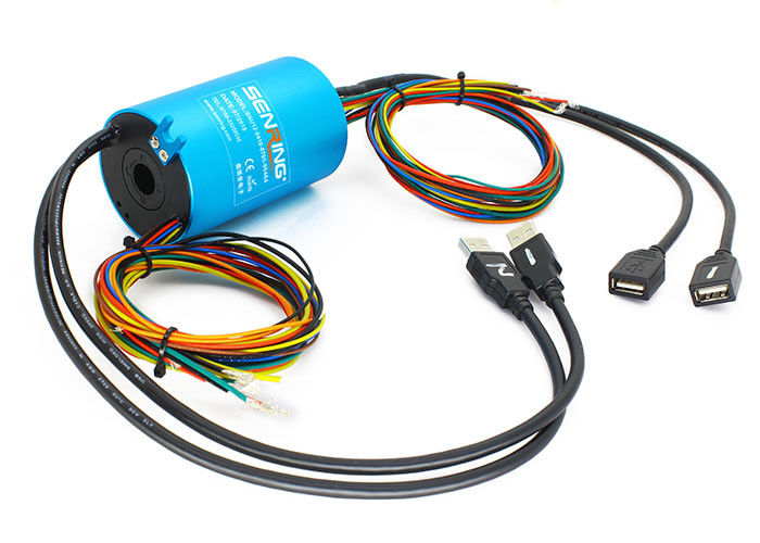 Circuitos do anel deslizante 1~24 de baixa tensão do vácuo do sinal do ODM USB2.0