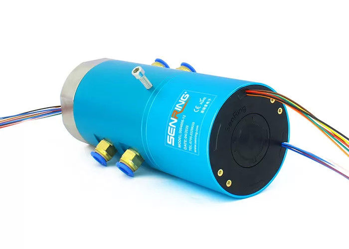4 passagens 4 canais Ethernet Pneumático Rotativo Joint Slip Ring Pipe Dimensão 6 ~ 8mm